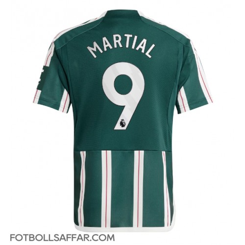 Manchester United Anthony Martial #9 Bortatröja 2023-24 Kortärmad